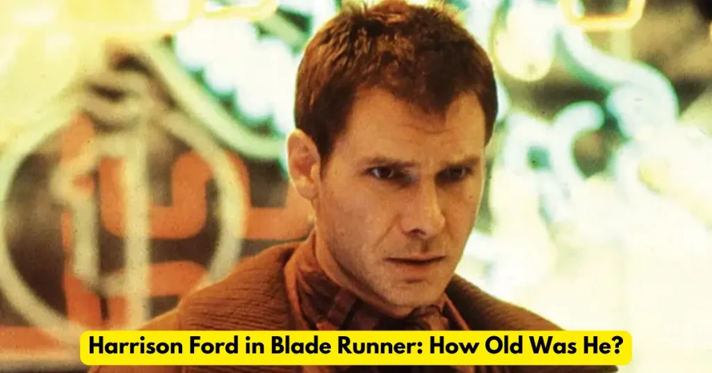 Harrison Ford in Blade Runner