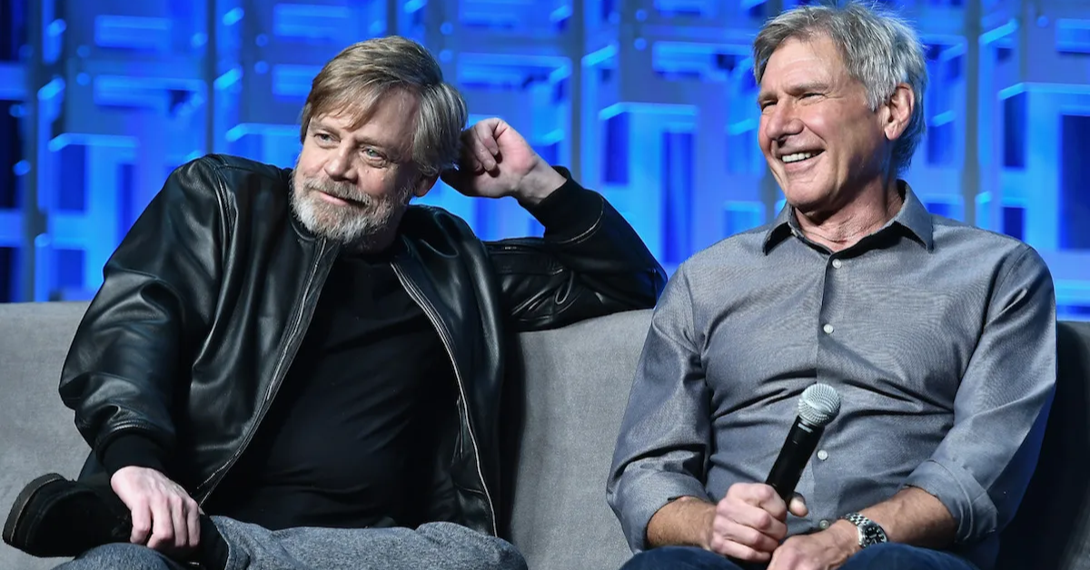 Mark Hamill and Harrison Ford