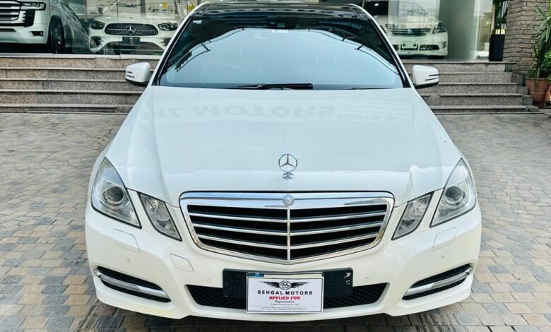 2011 Mercedes Benz E Class E-250 Avantgarde