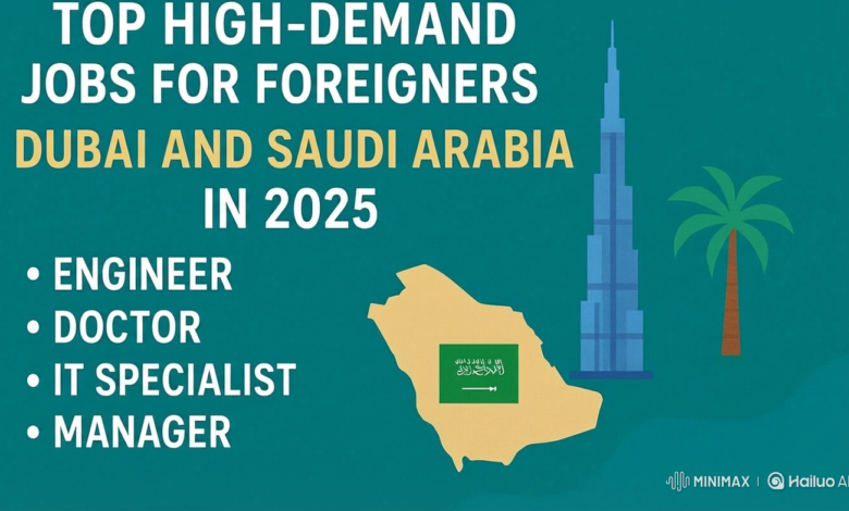 Top High-Demand Jobs for Foreigners in Dubai and Saudi Arabia in 2025